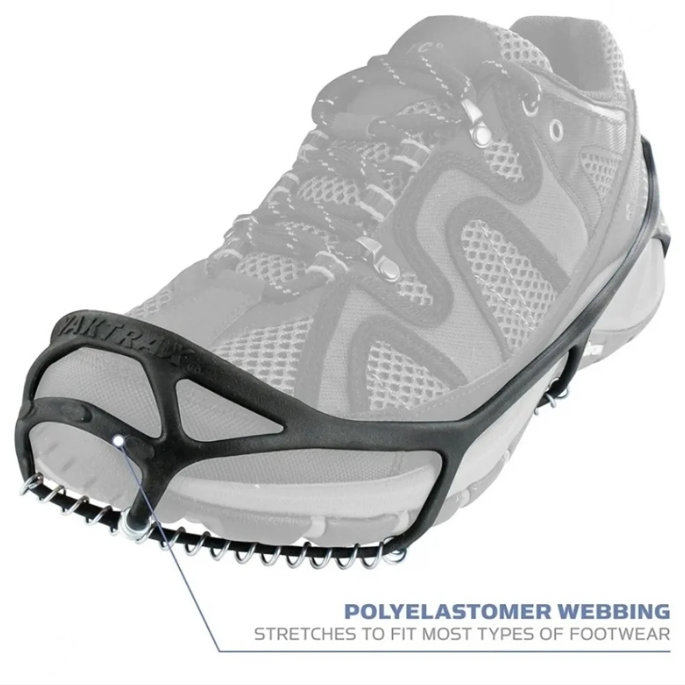 Yaktrax Unisex Walk Traction Cleats Snow Ice Grips Shoe Chains Black Size M - Picture 2 of 13